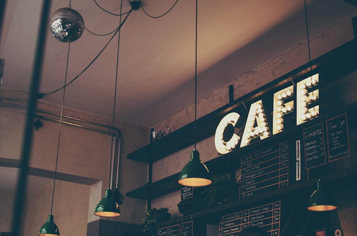 Café storefront
